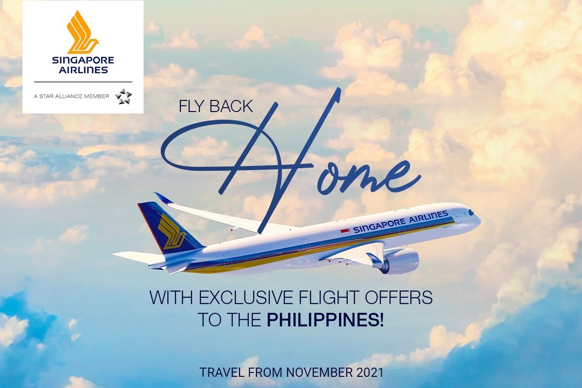 Cheap flights to the Philippines with Singapore Airlines Mabuhay