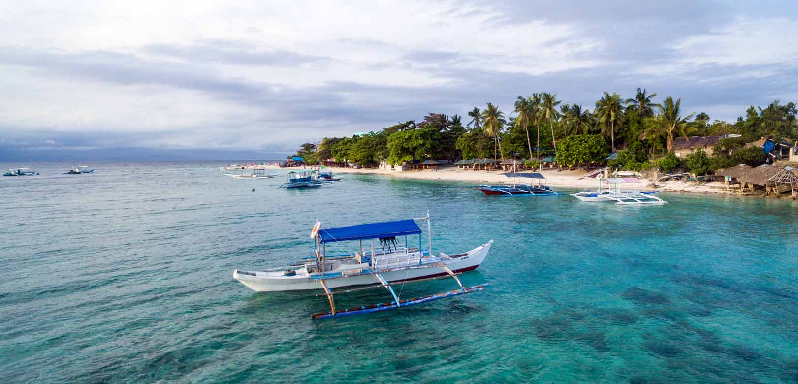 beaches in Cebu - White beach Moalboal