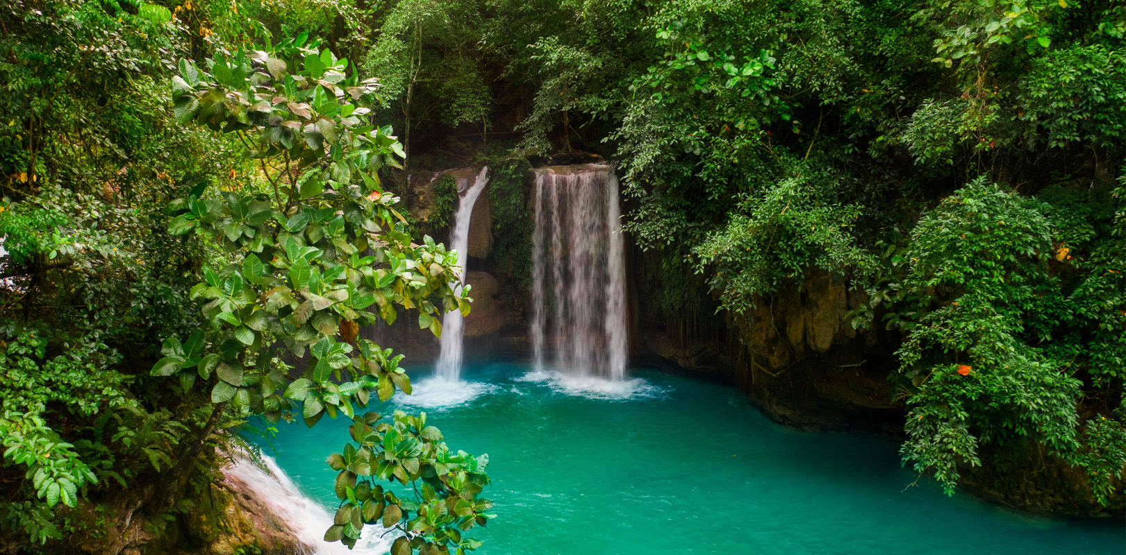 best places in Cebu for couples - Kawasan Falls